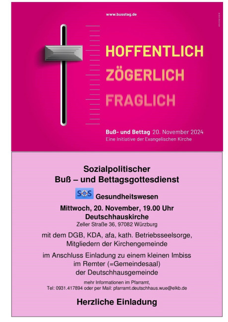 Buß- und Bettag