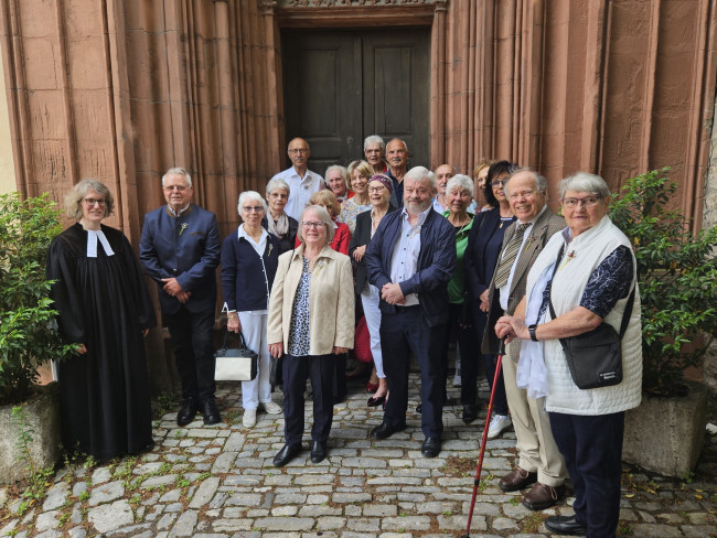 Jubilare und Jubilarinnen, die Goldene, Diamantene und Gnadenkonfirmation gefeiert haben
