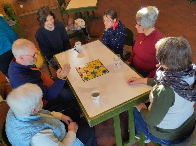 Spielende beim Spielenachmittag im Remter.