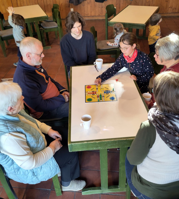 Spielende beim Spielenachmittag im Remter.
