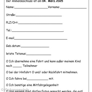 Angebote für Kinder Februar und März _ Freizeit Anmeldung