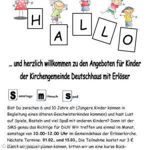 Angebote für Kinder Februar und März _Seite 1